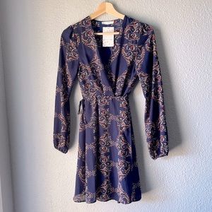 NWT Lush women’s print dress